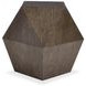 Linea Cerused Charcoal 20" End Table