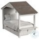 Lodge Cookies and Cream Twin Storage Bed with Full Roof