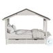 Lodge Cookies and Cream Twin Storage Bed with Full Roof