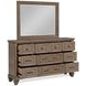 Mariana Mocha Rectangular Dresser Mirror