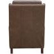 Ledger Oasis Walnut Leather Push Thru The Arms Recliner