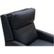 Ledger Santa Fe Ocean Leather Power Recliner with Power Lumbar and USB Charging