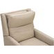 Ledger Cashmere Stone Leather Power Recliner with Power Lumbar and USB Charging