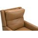 Ledger Santa Fe Brandy Leather Power Recliner with Power Headrest and USB Charging