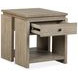 Conrad Stone Harbor Gray Rectangular End Table