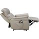 Leighton Laurel Cream Leather Lay Flat Power Lift Recliner with Power Headrest and Power Lumbar