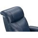 Leighton Marco Navy Blue Leather Lay Flat Power Lift Recliner with Power Headrest and Power Lumbar