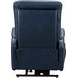 Leighton Marco Navy Blue Leather Lay Flat Power Lift Recliner with Power Headrest and Power Lumbar