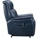 Leighton Marco Navy Blue Leather Lay Flat Power Lift Recliner with Power Headrest and Power Lumbar