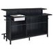 Kehlani Black 69" Rectangular Bar Table with USB Charging and LED