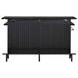 Kehlani Black 69" Rectangular Bar Table with USB Charging and LED