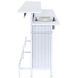 Kehlani White 69" Rectangular Bar Table with USB Charging and LED