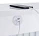 Kehlani White 69" Rectangular Bar Table with USB Charging and LED