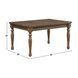 Joanna Mocha Kids Dining Table With 2 Side Chairs