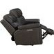 Leon Matteo Smokey Gray Leather Power Reclining Living Room Set with USB Charging