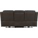 Leon Matteo Smokey Gray Leather Power Reclining Living Room Set with USB Charging