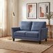 Leslie Blue Loveseat