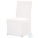 Levi LiveSmart Peyton Pearl Slipcover Dining Chair Set of 2