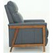 Lewiston Santa Fe Ocean Leather Push Thru The Arms Recliner