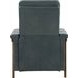 Lewiston Roma Bluegray Leather Push Thru The Arms Recliner