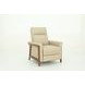 Lewiston Cashmere Stone Leather Push Thru The Arms Recliner