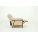 Lewiston Cashmere Stone Leather Push Thru The Arms Recliner