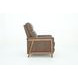 Lewiston Oasis Walnut Leather Push Thru The Arms Recliner