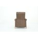 Lewiston Oasis Walnut Leather Push Thru The Arms Recliner