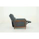 Lewiston Santa Fe Ocean Leather Push Thru The Arms Recliner