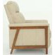 Lewiston Cashmere Stone Leather Push Thru The Arms Recliner