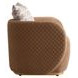 Ariana Gold and Caramel Velvet Accent Chair