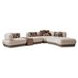 Bristol Point Fawn 5 Piece Modular Sectional with Pillow