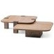 Bristol Point Saddle Brown Square Short Cocktail Table