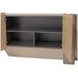 Bristol Point Saddle Brown Rectangular Console Table