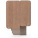 Bristol Point Saddle Brown 2 Doors Bar Cabinet