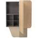 Bristol Point Saddle Brown 2 Doors Bar Cabinet