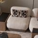 Bristol Point Fawn Armless Chair with Pillow