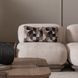 Bristol Point Fawn Armless Chair with Pillow