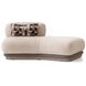Bristol Point Fawn 5 Piece Modular Sectional with Pillow