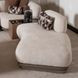 Bristol Point Fawn 73" Armless Chaise with Pillow