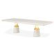 Monaco Elegance Shimmer Ivory Dining Room Set