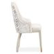 Monaco Elegance Shimmer Ivory and Almond Dining Arm Chair