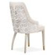 Monaco Elegance Shimmer Ivory and Almond Dining Arm Chair