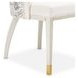 Monaco Elegance Shimmer Ivory and Almond Dining Arm Chair