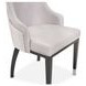 Monaco Elegance Charcoal Sand and Zinc Dining Arm Chair