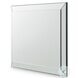 Monaco Elegance Glossy Charcoal Sand Rectangle Wall Mirror