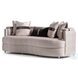 Monaco Elegance Zinc and Silver 85" Sofa