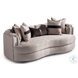 Monaco Elegance Zinc and Silver 85" Sofa