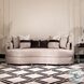 Monaco Elegance Zinc and Silver 85" Sofa