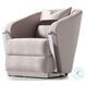 Monaco Elegance Silver and Zinc Accent Chair